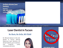 Tablet Screenshot of mytucsondentist.com